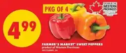 No Frills Farmer's market sweet peppers offer