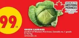 No Frills Green Cabbage offer