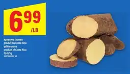 Maxi yellow yams offer