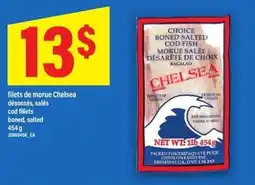 Maxi Chelsea cod fillets boned, salted offer