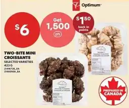 Zehrs Markets Optimum two-bite mini croissants offer