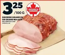 Zehrs Markets Sikorski grand pa or grand ma ham offer