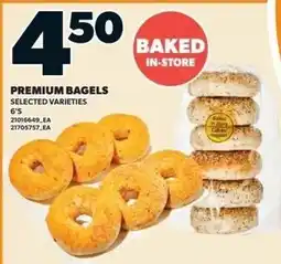 Zehrs Markets Premium bagels offer