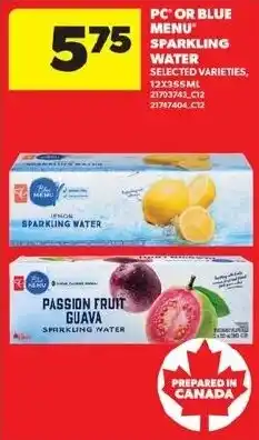 Real Canadian Superstore PC sparkling water offer