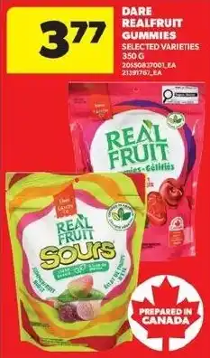Real Canadian Superstore Dare real fruit gummies offer