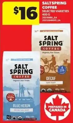 Real Canadian Superstore Salt Spring Coffee offer