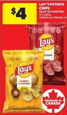 Real Canadian Superstore Lay's potato chips selected varieties offer