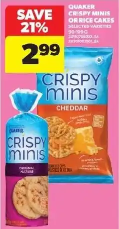 Real Canadian Superstore Quaker crispy mins offer