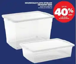 Real Canadian Superstore Household plastic storage or pantry bins offer