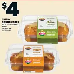 Zehrs Markets Crispy pound cakes offer