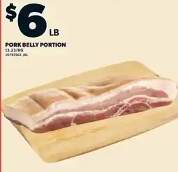 Zehrs Markets Pork belly portion offer