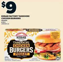 Zehrs Markets Kebab factory tandoori chicken burgers offer