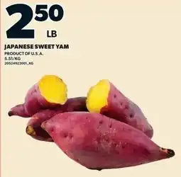 Zehrs Markets Japanese sweet yam offer