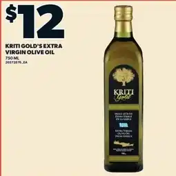 Zehrs Markets Kriti Gold's extra virgin olive oil offer