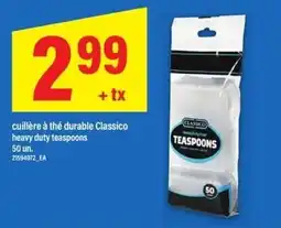 Maxi Classico heavy duty teaspoons offer