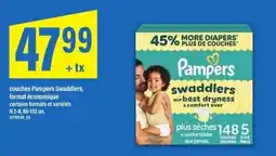 Maxi Pampers swaddlers offer