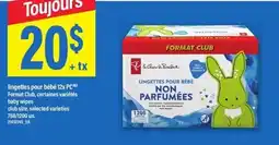 Maxi Le claire la Prud'homme lingettes pour bébé offer