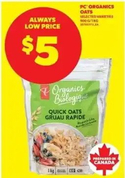 Real Canadian Superstore PC Organics Oats offer