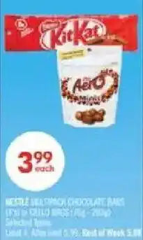 Shoppers Drug Mart Nestle multipack chocolate bars offer