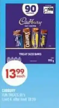 Shoppers Drug Mart Cadbury fun treats 90's offer