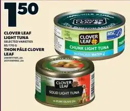 Loblaws Clover Leaf light tuna offer