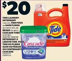 Loblaws Tide laundry detergent offer
