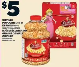 Loblaws Orville popcorn 6/8's or kernels offer