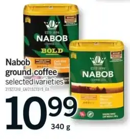 Fortinos Nabob ground coffee selected varieties offer
