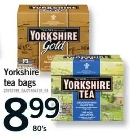 Fortinos Yorkshire tea bags offer