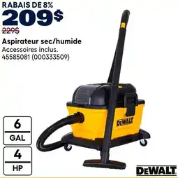 RONA DeWalt aspirateur sec/humide offer