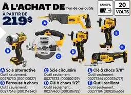 RONA DeWalt 20 volts sans fil offer