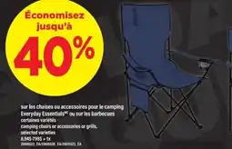 Maxi Everyday Essentials camping chairs or accessories or grills offer