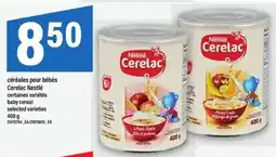 Maxi Cerelac Nestlé baby cereal selected varieties offer