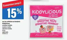 Maxi Kiddylicious smoothie melts offer