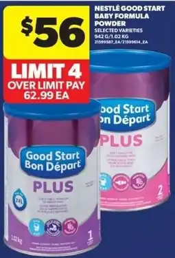 Real Canadian Superstore Nestle good start baby formula powder offer