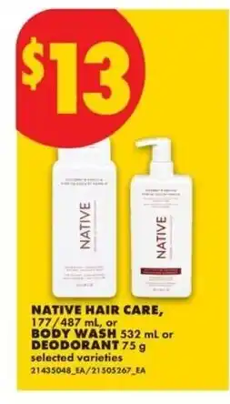 No Frills Native hair care offer