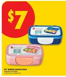 No Frills PC bento snack box offer