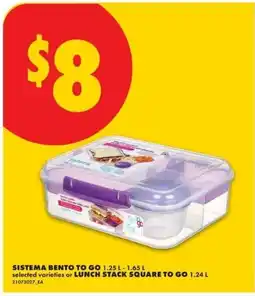 No Frills Sistema bento to go offer