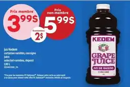 Maxi Kedem grape juice offer