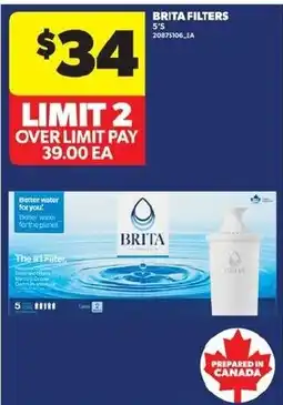 Real Canadian Superstore Brita filters offer
