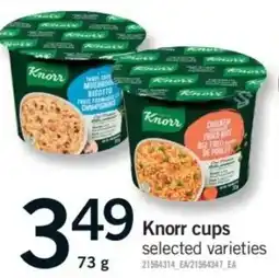 Fortinos Knorr cups offer