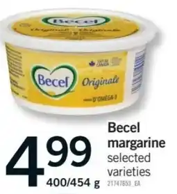 Fortinos Becel margarine offer