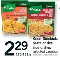 Fortinos Knorr Sidekicks pasta or rice side dishes offer