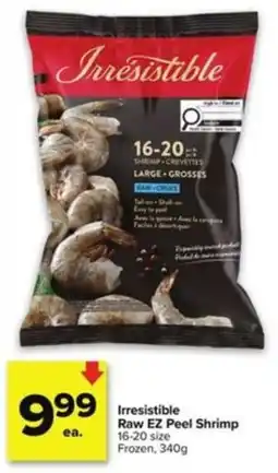 Metro Irresistible Raw EZ Peel Shrimp offer
