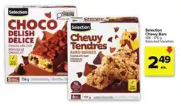 Metro Selection chewy tendres bars offer