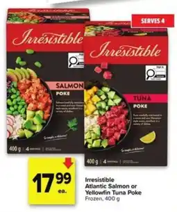 Metro Irresistible Atlantic Salmon or Yellowfin Tuna Poke offer