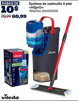 RONA Vileda system de vadrouille à plat H2pro offer