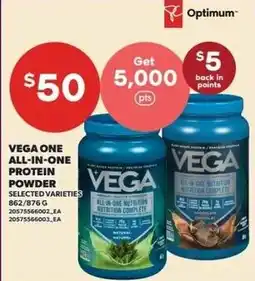 Zehrs Markets Optimum Vega One All-in-one Protein Powder offer