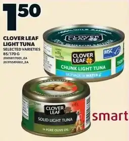 Zehrs Markets Clover Leaf light tuna offer