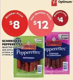 Zehrs Markets Schneiders pepperettes offer